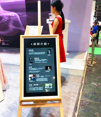 Chine Support de plancher d'écran tactile de Signage d'affichage à cristaux liquides Digital de mode/fixé au mur/cadre ouvert facultatif fournisseur