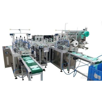 Chine L masque protecteur chirurgical de forme faisant le niveau élevé de machine de l'automation fournisseur