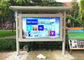 Kiosque extérieur d'écran tactile d'intense luminosité panneau en verre de 46 pouces avec le système d'Android fournisseur