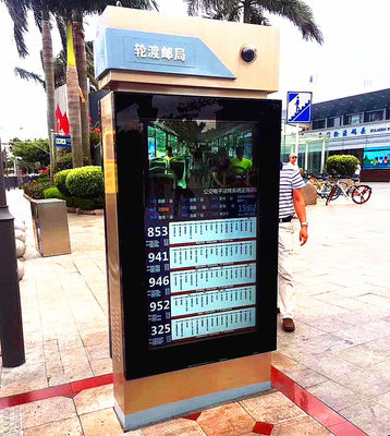 Chine Kiosque anti-éblouissant de billet d'aubette d'écran tactile, kiosque d'écran tactile d'affichage à cristaux liquides pour la gare routière fournisseur