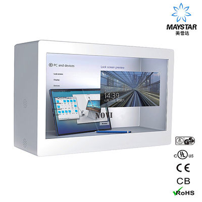 Chine Boîte de présentation transparente de haute résolution d'affichage à cristaux liquides, étalage transparent d'affichage fournisseur