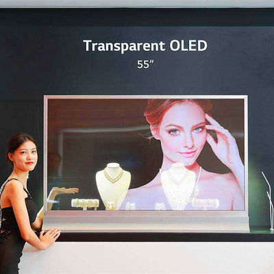 Chine Écran tactile transparent des magasins de beauté OLED/55&quot; affichages de la publicité d'Android fournisseur