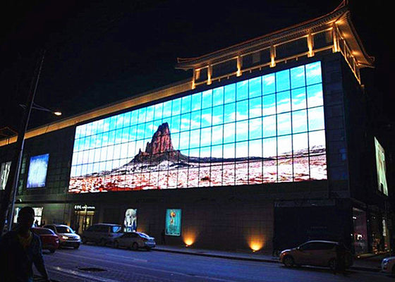 Chine Affichage à LED Transparent de centres commerciaux/écrans extérieurs de la publicité de Digital fournisseur