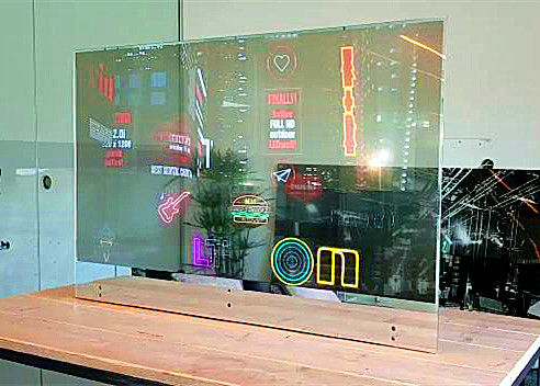 Chine La taille adaptée aux besoins du client OLED clairement montrent/panneaux transparentes horizontales d'OLED fournisseur
