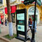 Signage debout libre de Digital de langue d'écran tactile de kiosque de coutume extérieure multi de taille fournisseur