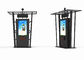 Kiosque extérieur 65&quot; d'écran tactile de caisse en métal affichage de la publicité de Wifi d'autobus de taxi d'Android double fournisseur